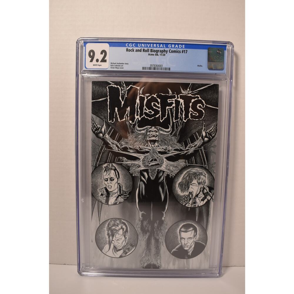 Rock and Roll Biography Comics #17 Metal edition CGC 9.6 2020 Acme Ink & Misfits